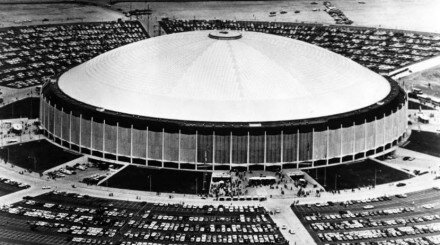 At the same time Houston, Texas was constructing one of their greatest buildings, , just a month before the assisination of President Kennedy, when plans for Penn Plaza and Madison Square Garden were announced as a major cost saving for the Pennsylvania Railroad, an organization that it 1962 was reaching for solutions to a greater problem--the demunition of the century old railroad system in America.