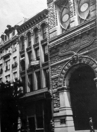 The Mellons and The Quaker City National Bank Were Neighbors in Philadelphia, Chestnut Street, Philadelphia, Pennsylvania